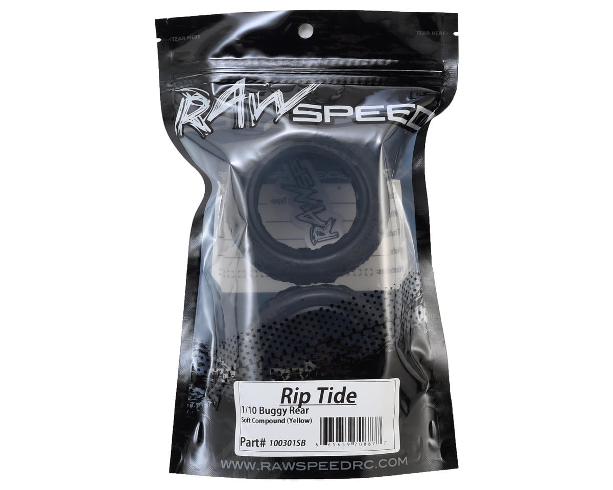 Raw Speed RC Rip Tide 2.2" 1/10 Rear Buggy Tires (2) (Soft)