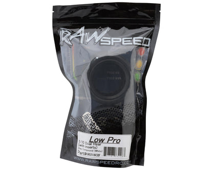 Raw Speed RC Slick Low Pro 2.2" 1/10 Rear Oval Tires (2) (Clay)