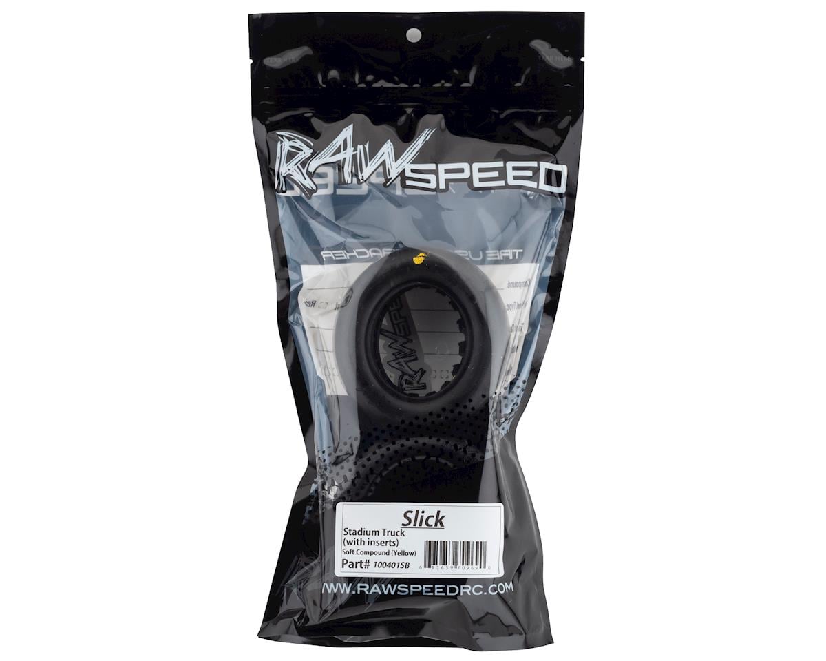 Raw Speed RC Slick 2.2 Stadium Truck Tire (2) (Soft)