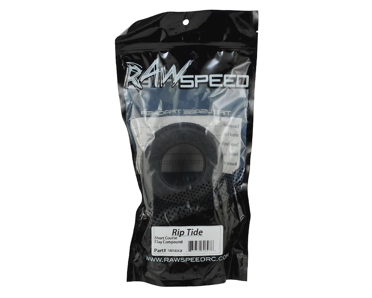 Raw Speed RC "Rip Tide" Short Course Tires (2) (Clay)