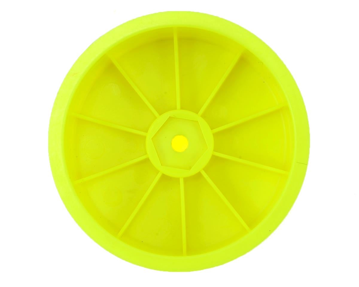 Raw Speed RC 2.2" 1/10 2WD Front Wheels (Yellow) (2) (B6/RB6)