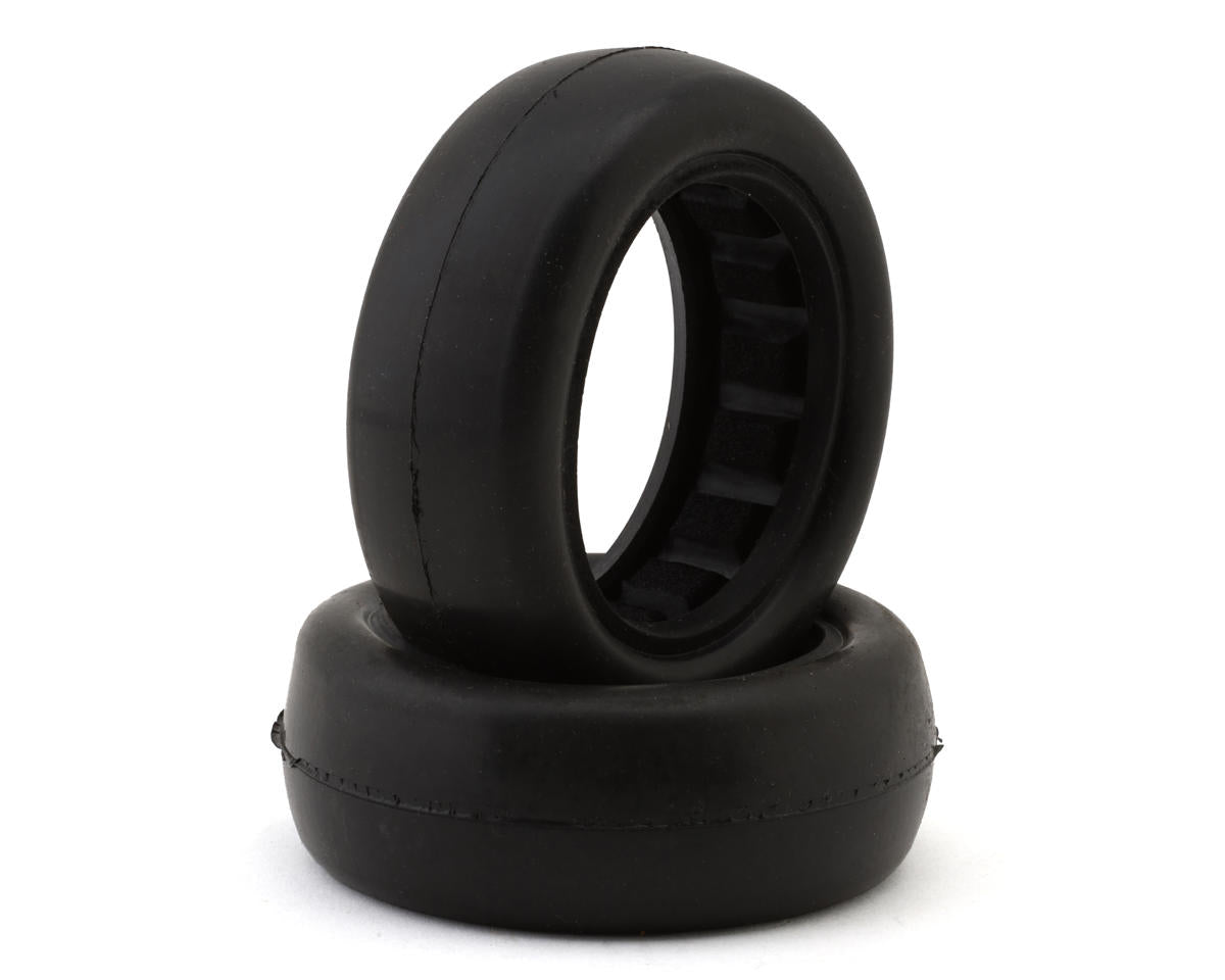 Raw Speed RC Slick 2.2" 1/10 2WD Front Buggy Tires (2) (Blue Dot)