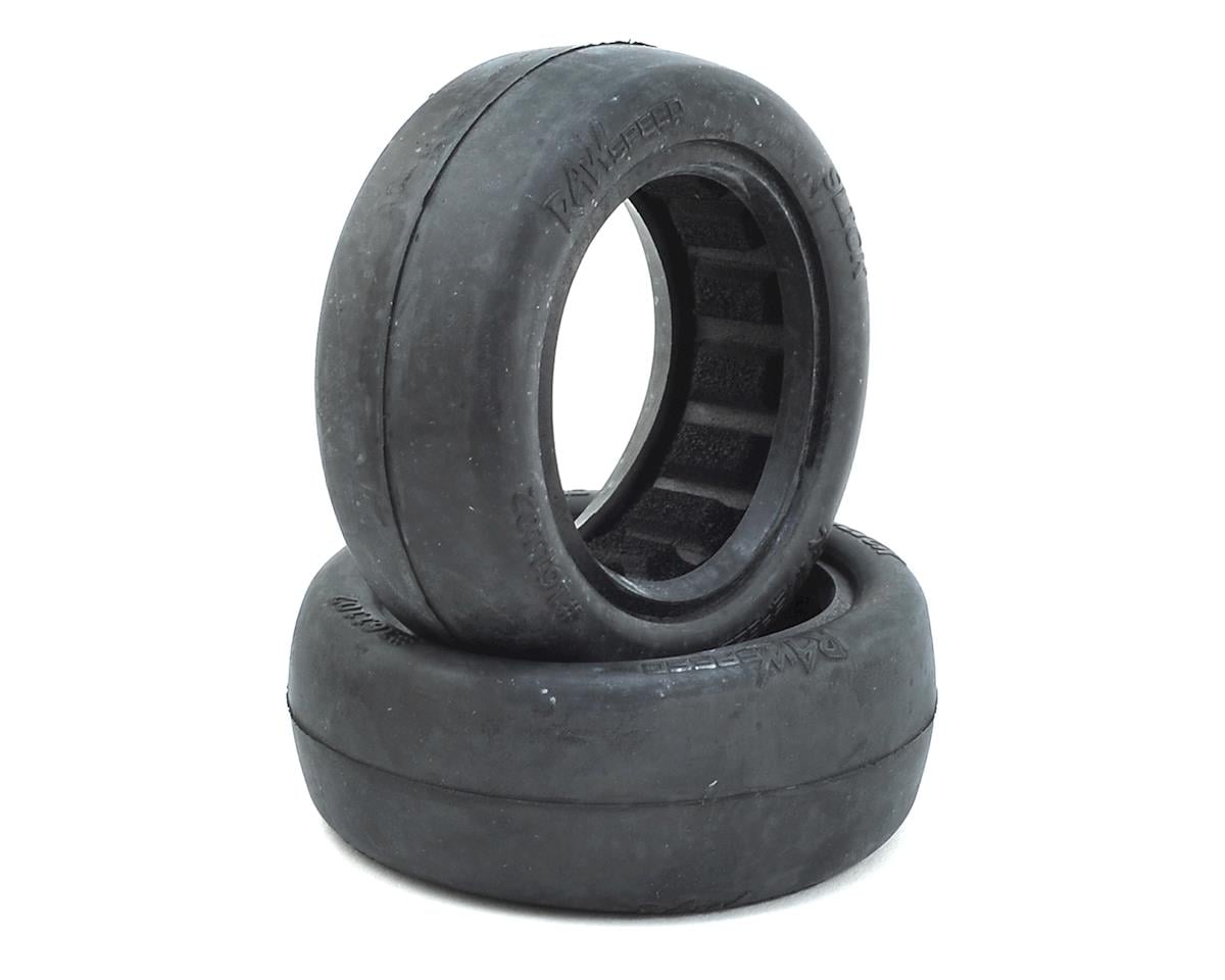 Raw Speed RC Slick 2.2" 1/10 2WD Front Buggy Tires (2) (Clay)