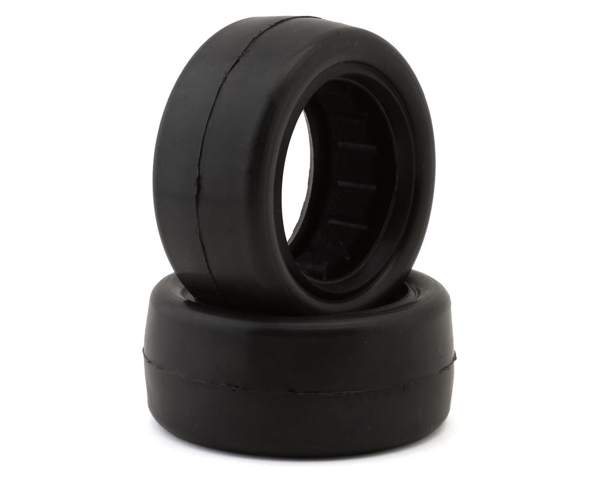 Raw Speed RC Slick 2.2" 1/10 2WD/4WD Front Buggy Tires (2) (Blue Double Dot)