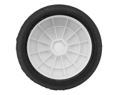 Raw Speed RC Radar 1/8 Buggy Pre-Mounted Tires (White) (2) (Super Soft)