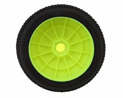 Raw Speed RC Villain 1/8 Buggy Pre-Mounted Tires (Yellow) (2)