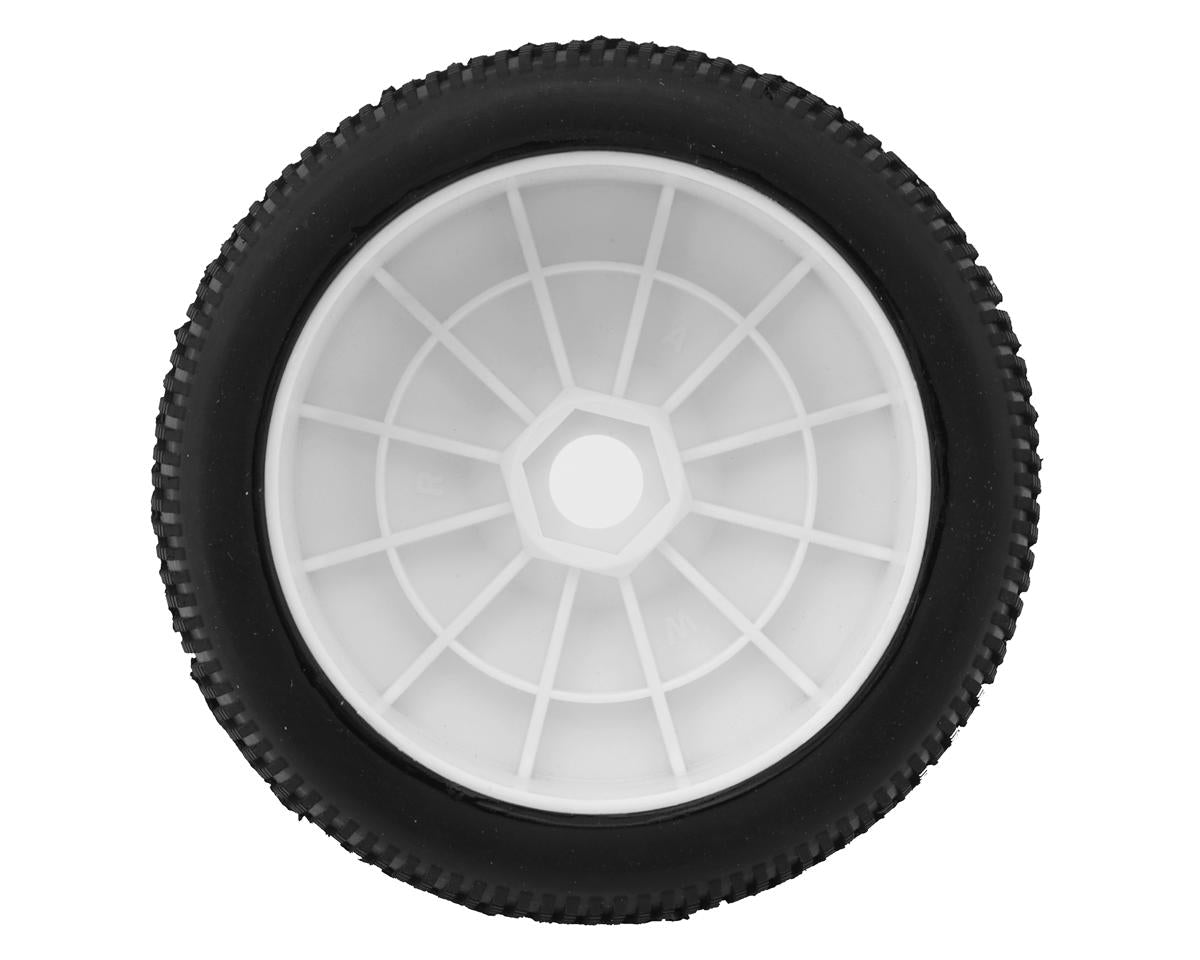 Raw Speed RC Aurora 1/8 Buggy Pre-Mounted Tires (White) (2)