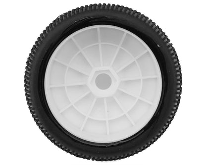 Raw Speed RC SuperMini 1/8 Buggy Pre-Mounted Tires (White) (2) (Soft)