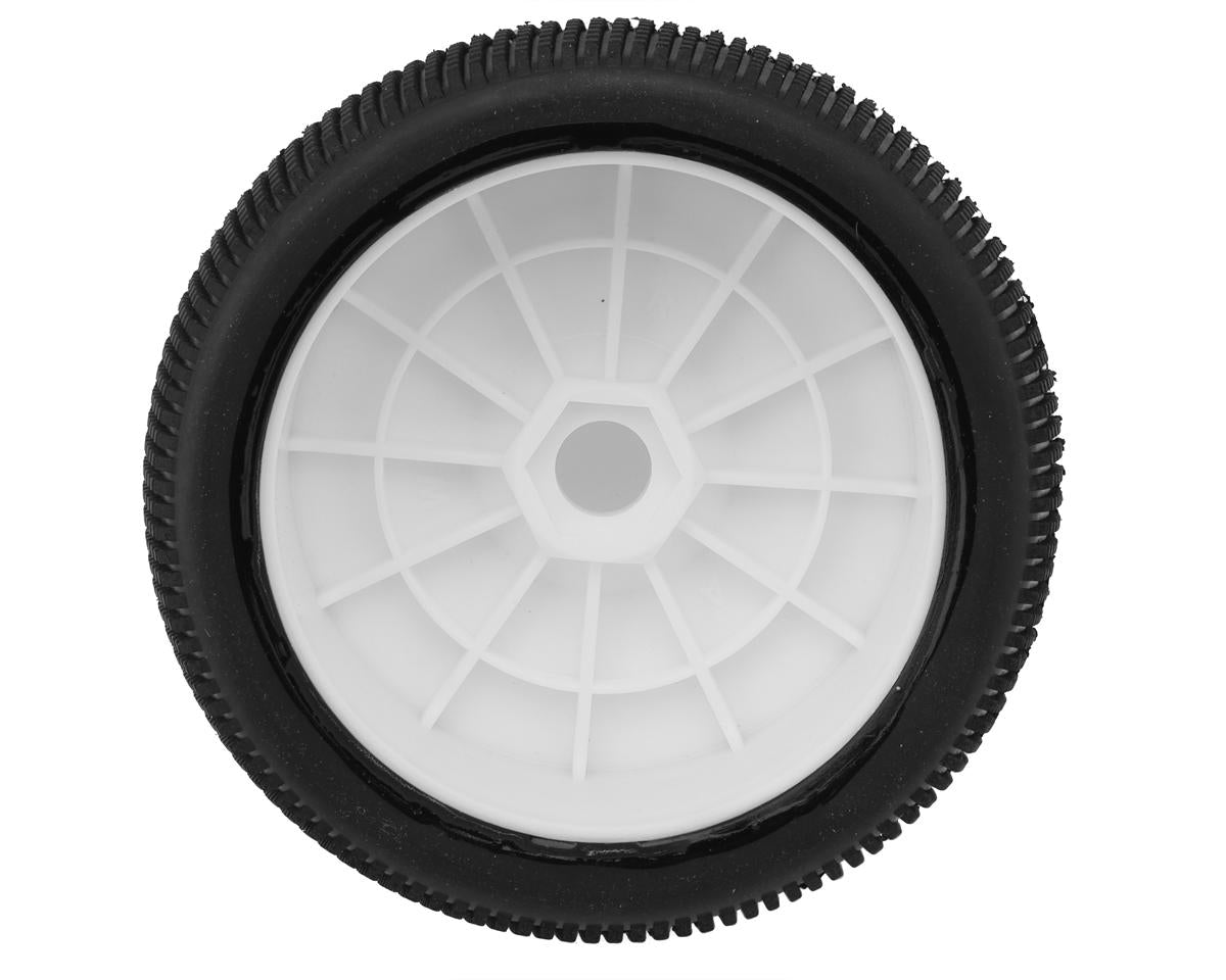 Raw Speed RC Mach One 1/8 Buggy Pre-Mounted Tires (White) (2) (Soft)