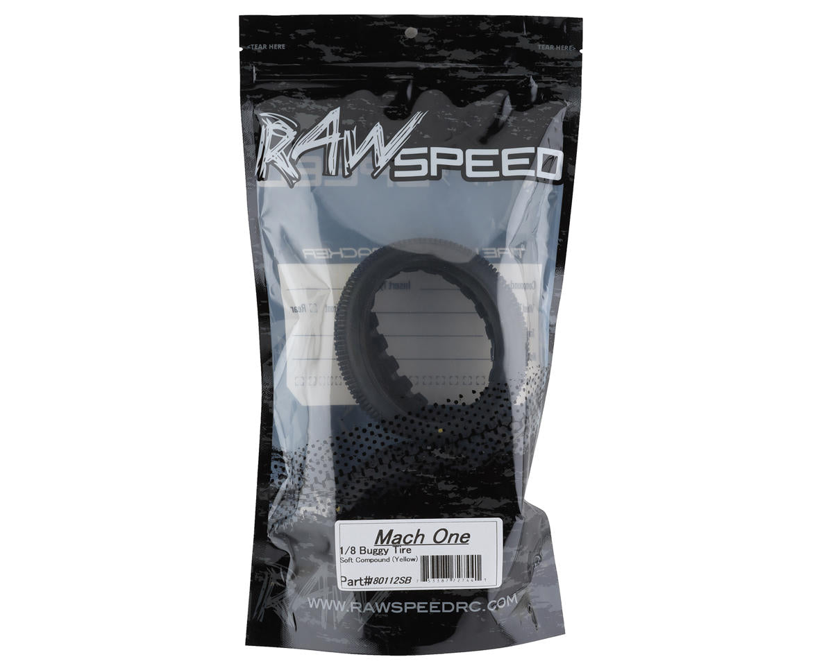 Raw Speed RC Mach One 1/8 Buggy Tires (2) (Soft)