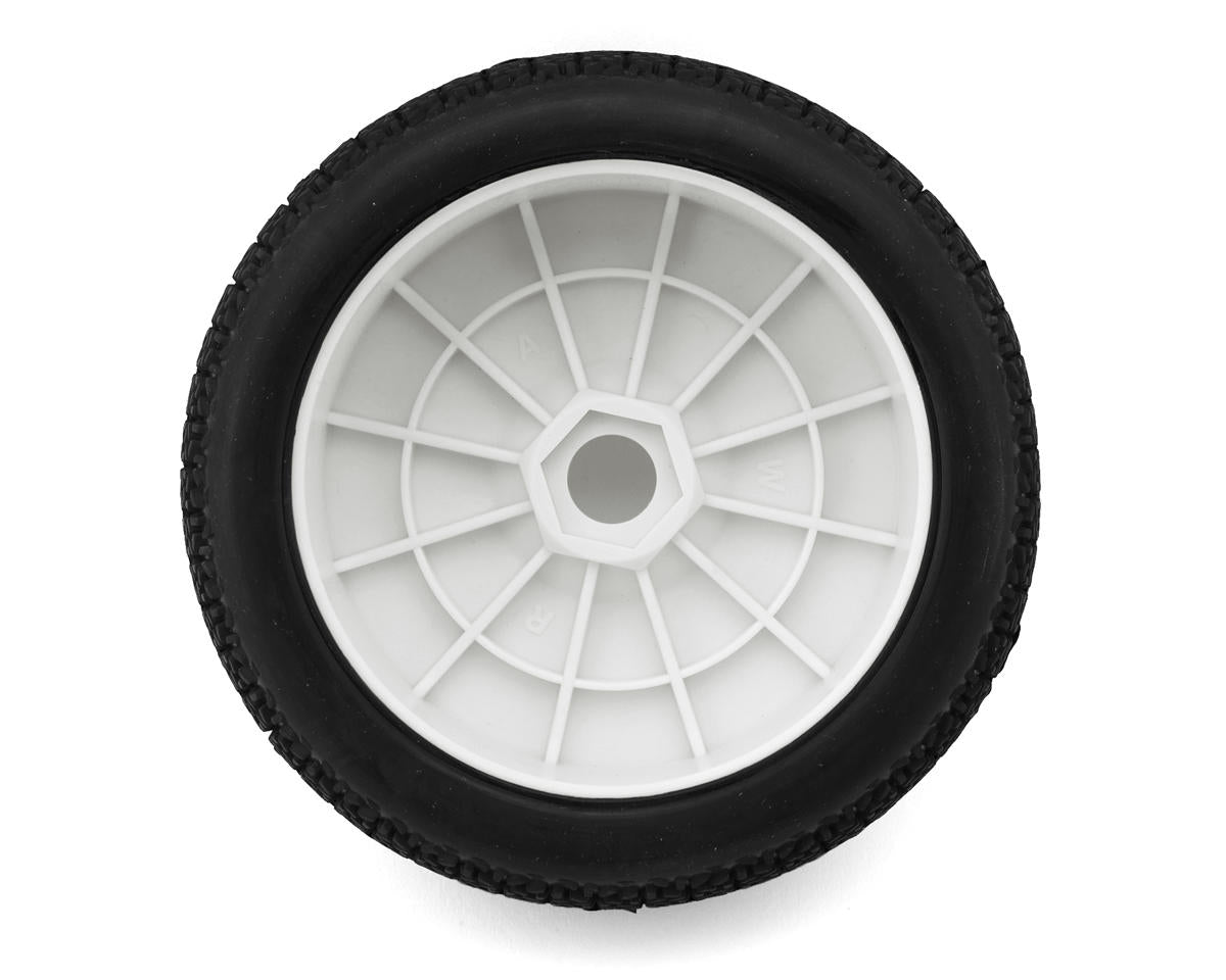 Raw Speed RC Triad 1/8 Off-Road Pre-Mounted Buggy Tires (White) (2)