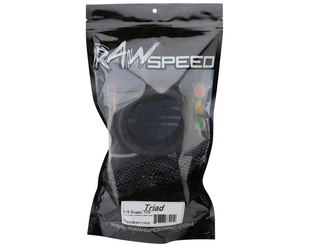 Raw Speed RC Triad 1/8 Off-Road Buggy Tire w/Closed Cell Inserts (2)