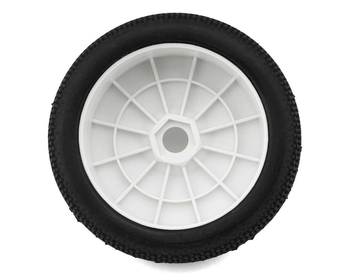 Raw Speed RC Triumph 1/8 Off-Road Pre-Mounted Buggy Tires (White) (2) (Clay)