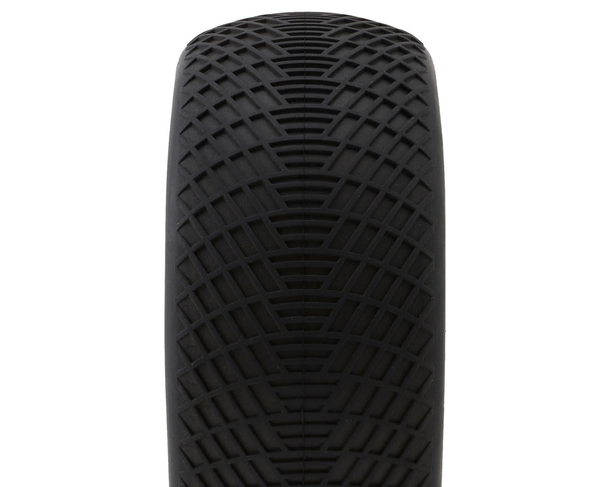 Raw Speed RC Radar 1/8 Truggy Pre-Mounted Tires (White) (2) (Clay)