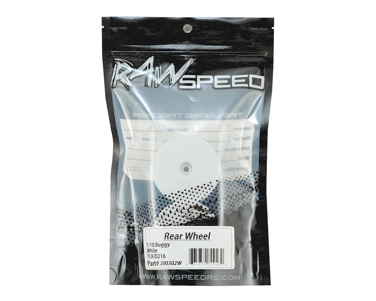 Raw Speed RC 2.2" 1/10 Buggy Rear Wheels (White) (2) (TLR/D216)