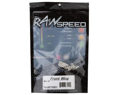 Raw Speed RC Losi® Mini-B 1/16 Polycarbonate Front Wings (Clear) (2)