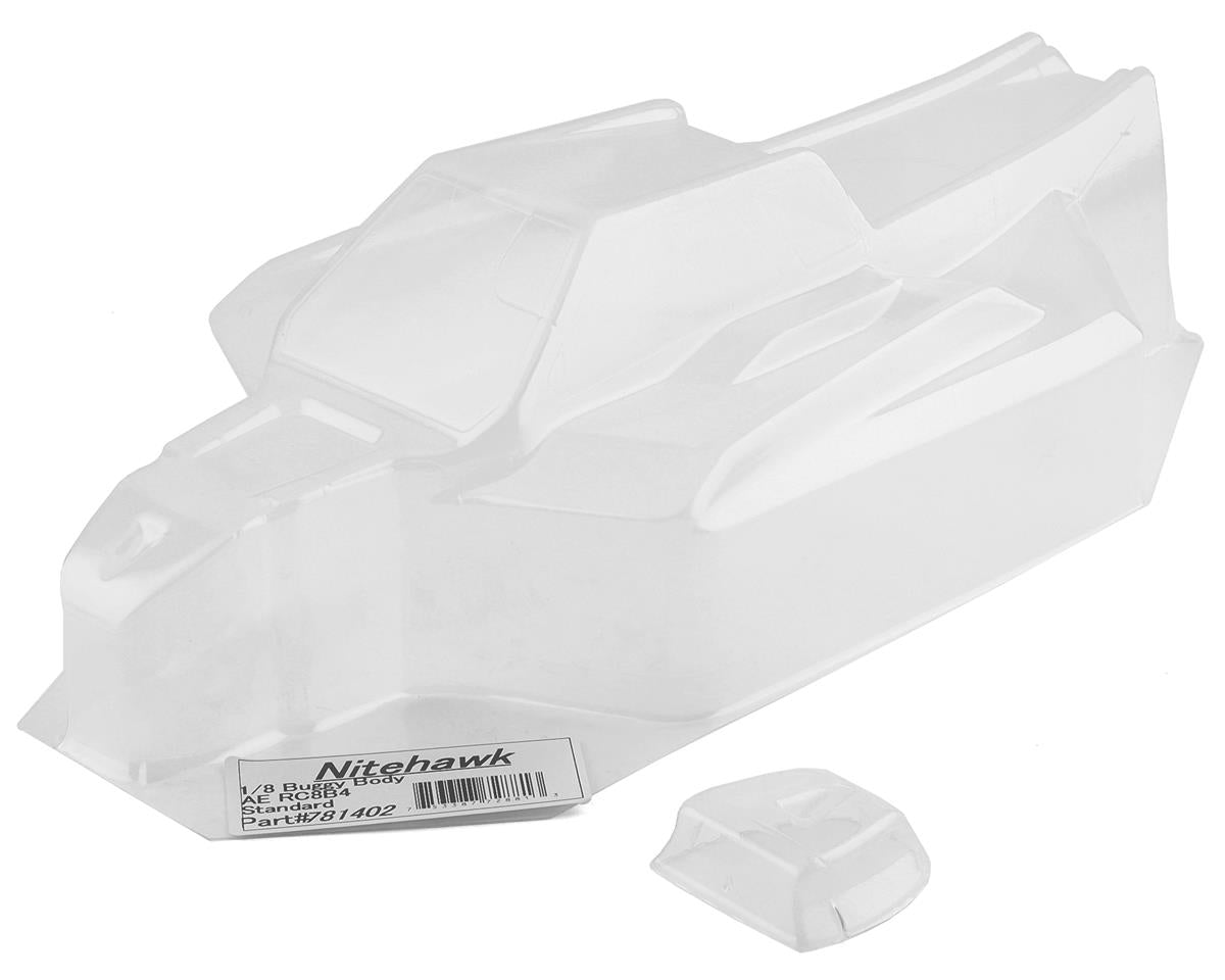 Raw Speed RC Associated RC8B4 Nitehawk 1/8 Buggy Body (Clear)