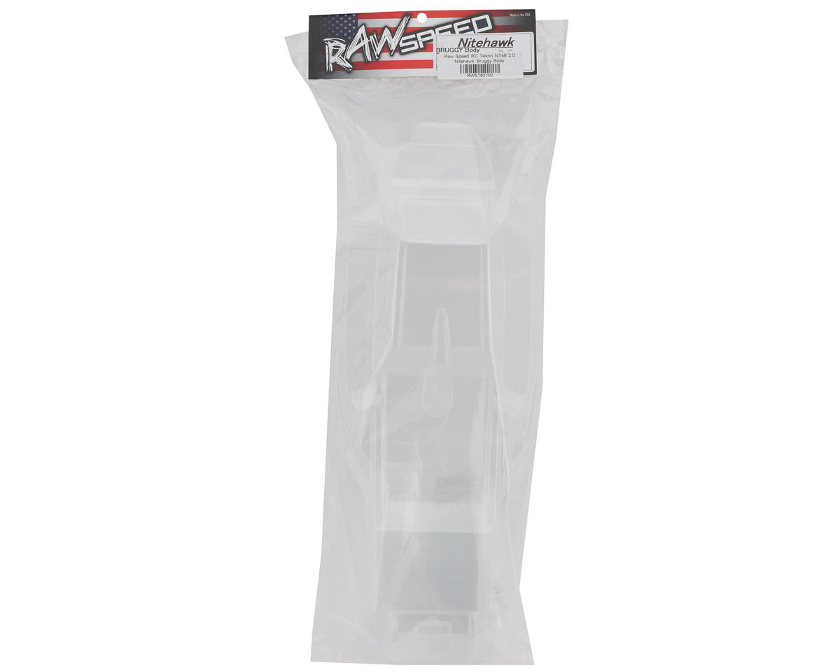 Raw Speed RC Tekno NT48 2.0 Nitehawk Bruggy Body (Clear)