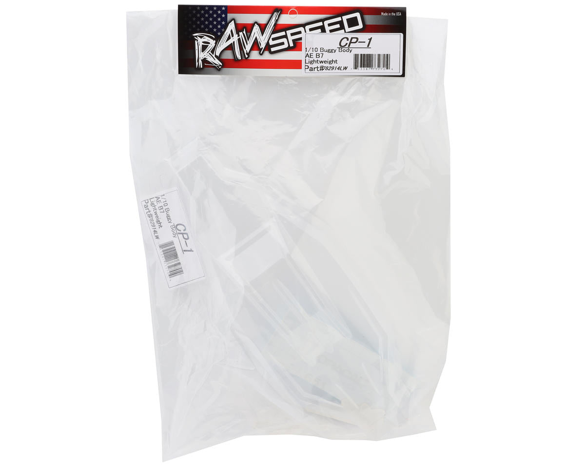 Raw Speed RC Team Associated RC10B7 CP-1 1/10 Buggy Body (Clear)