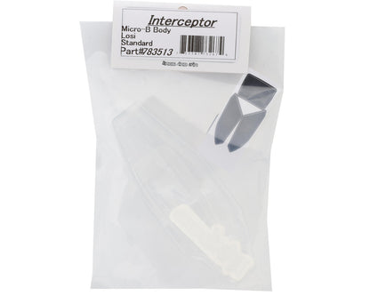 Raw Speed RC Losi® Micro-B™ Interceptor 1/24 Buggy Body (Clear)