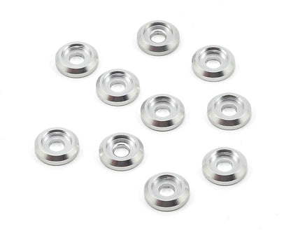 SAB Goblin Aluminum Finishing Cap Head Washers (Silver) (10)