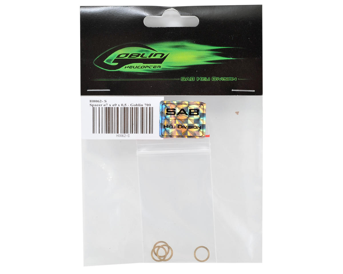 SAB Goblin 7x9x0.5mm Spacer (4)