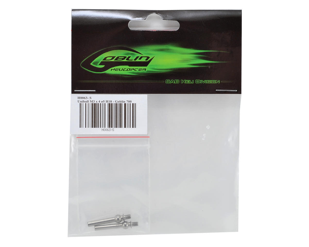 SAB Goblin M3x4 Ø5 H18 Uniball Set (2)