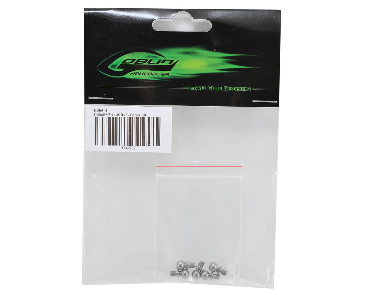 SAB Goblin M3x4 Ø5 H3 Uniball Set (5)