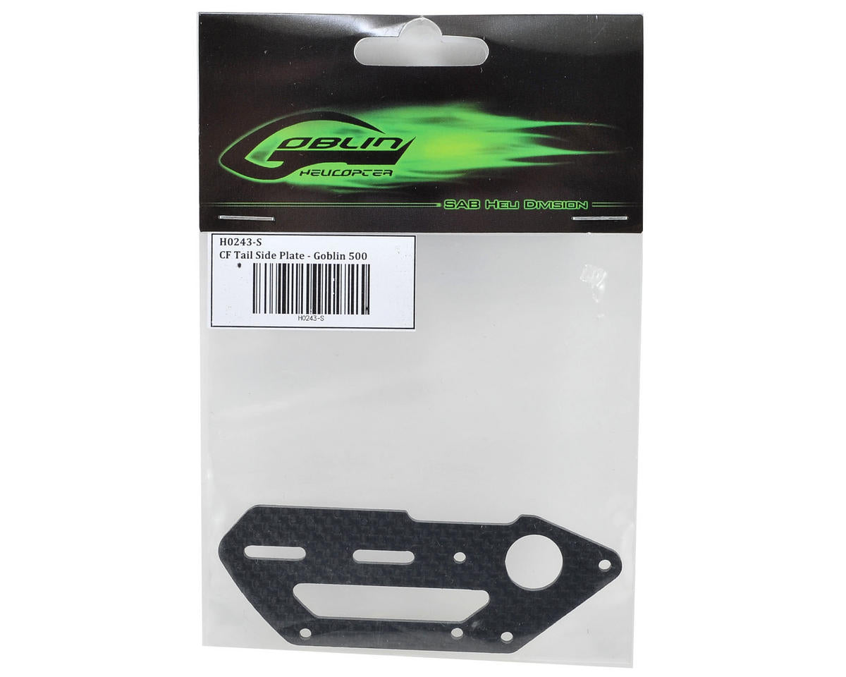 SAB Goblin Carbon Fiber Tail Side Plate