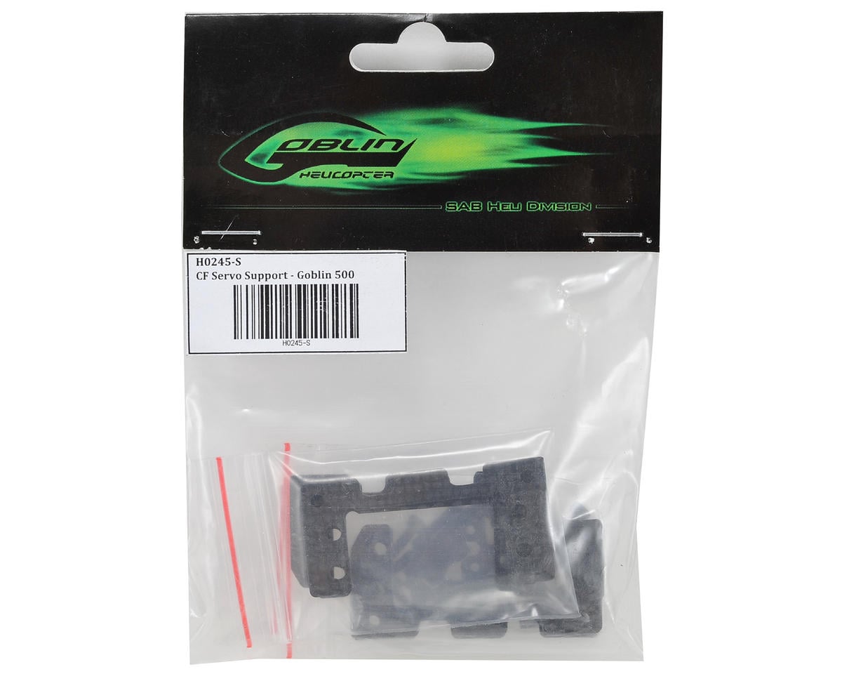 SAB Goblin Carbon Fiber Servo Support Set