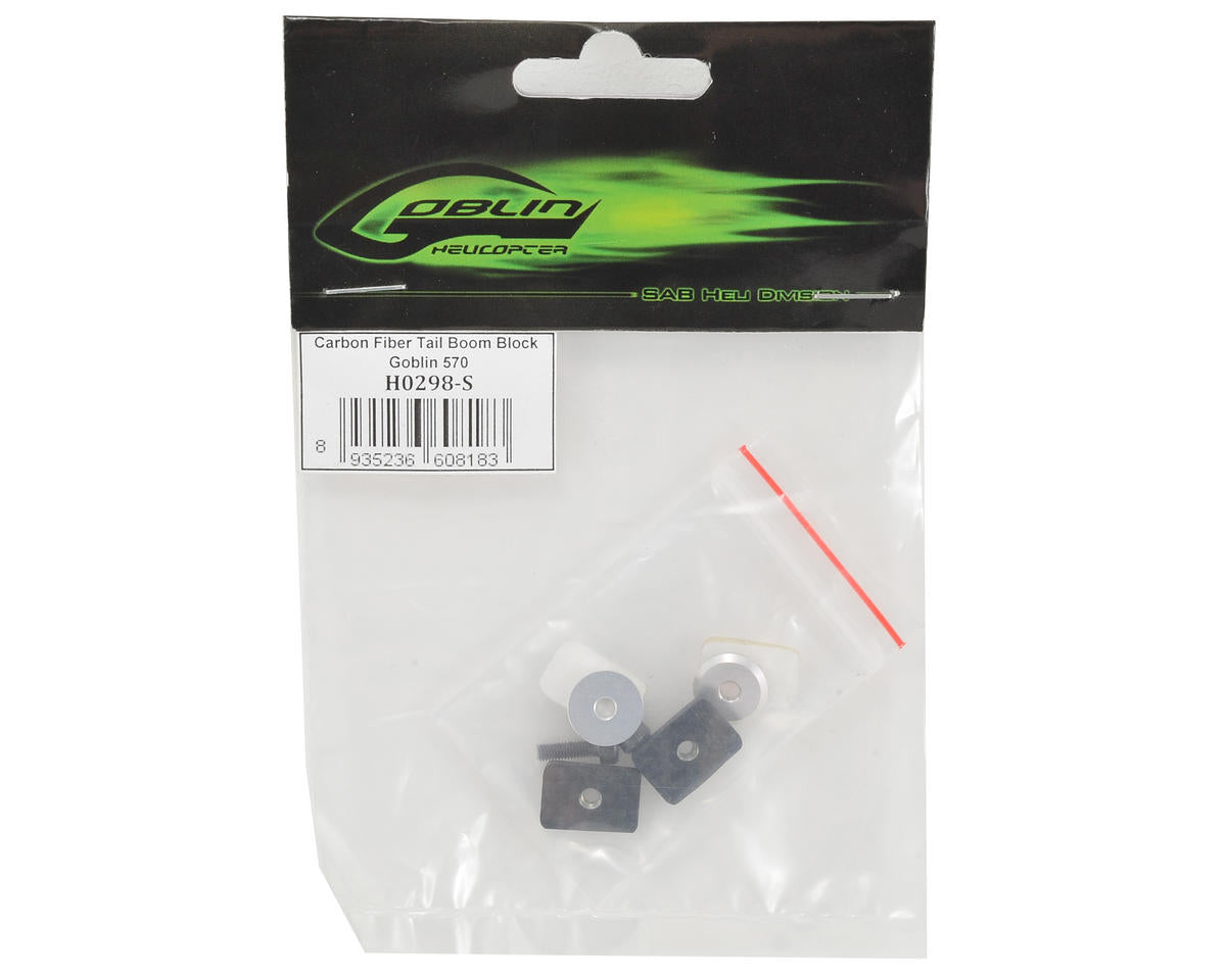 SAB Goblin Carbon Fiber Tail Boom Block (2)