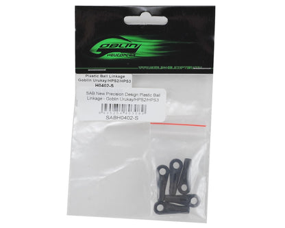 SAB Goblin Precision Design Plastic Ball Linkage (HPS2/HPS3 Rotor Head)