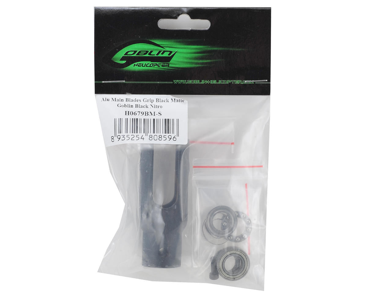 SAB Goblin Aluminum Main Blades Grip (Matte Black)