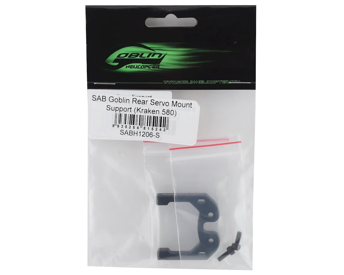 SAB Goblin Rear Servo Mount Support (Kraken 580)