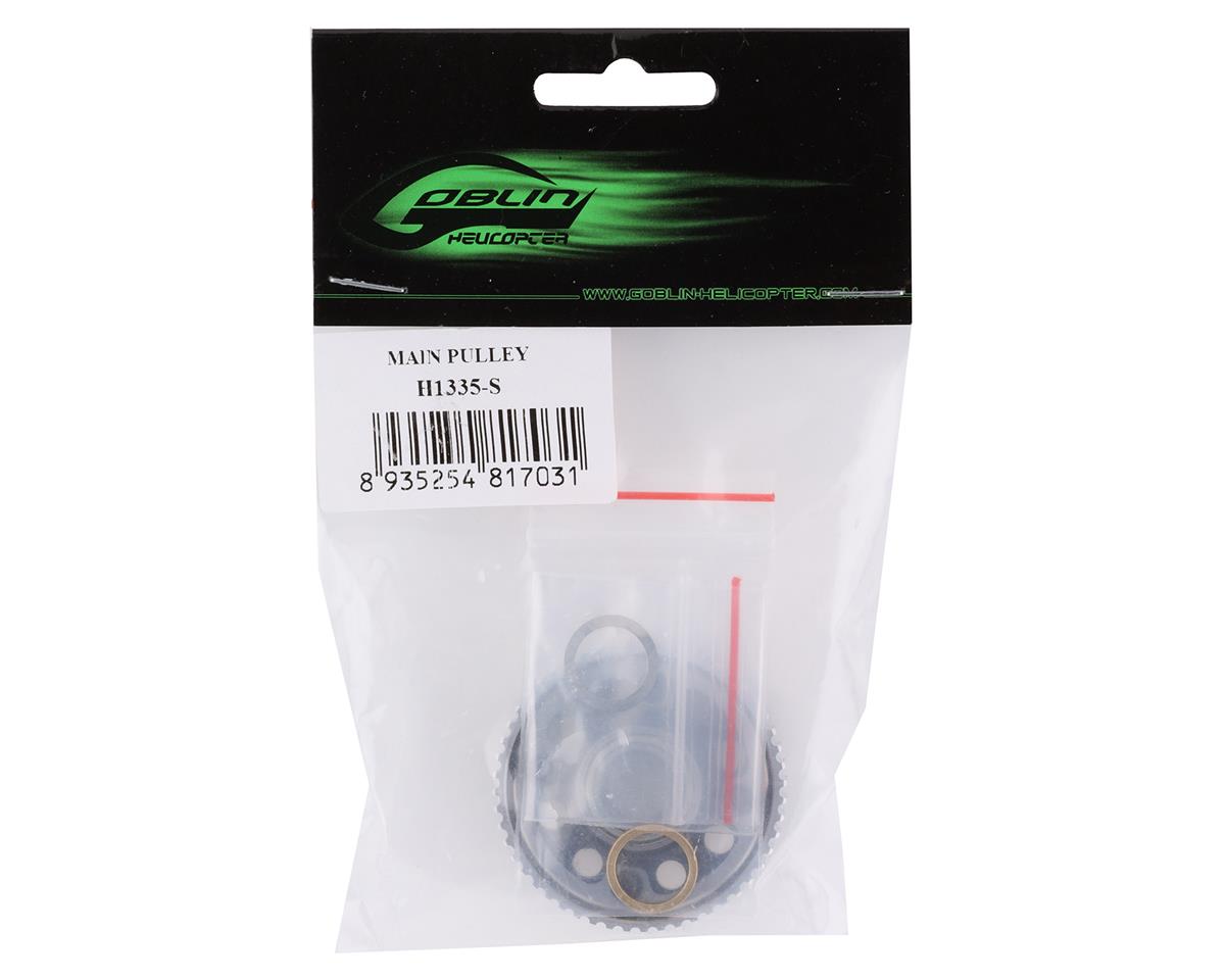 SAB Goblin Aluminum Main Pulley (Raw Nitro)