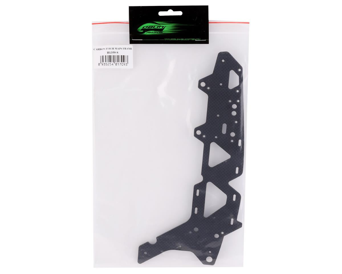 SAB Goblin Carbon Fiber Upper Main Frame (Raw Nitro)