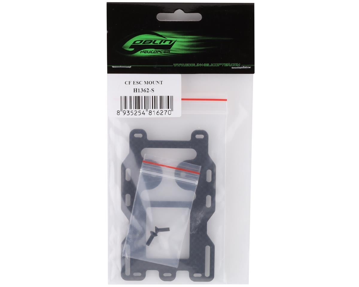 SAB Goblin Carbon Fiber ESC Mount (Raw 700)