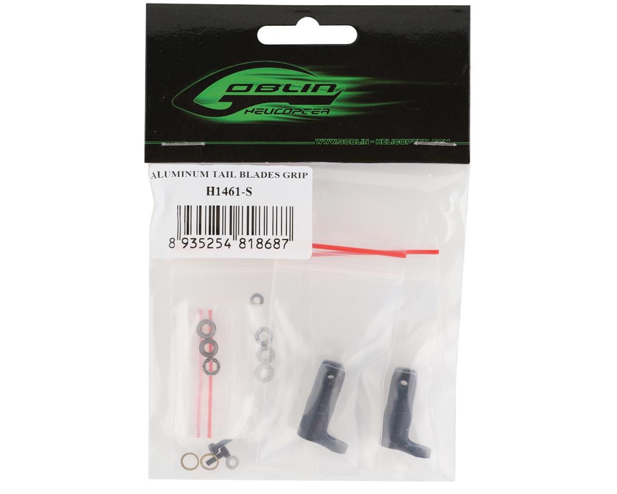 SAB Goblin Aluminum Tail Blade Grips (Raw 420)