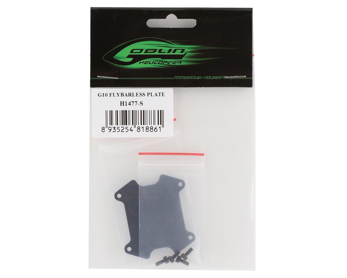 SAB Goblin G10 Flybarless Plate (Raw 420)