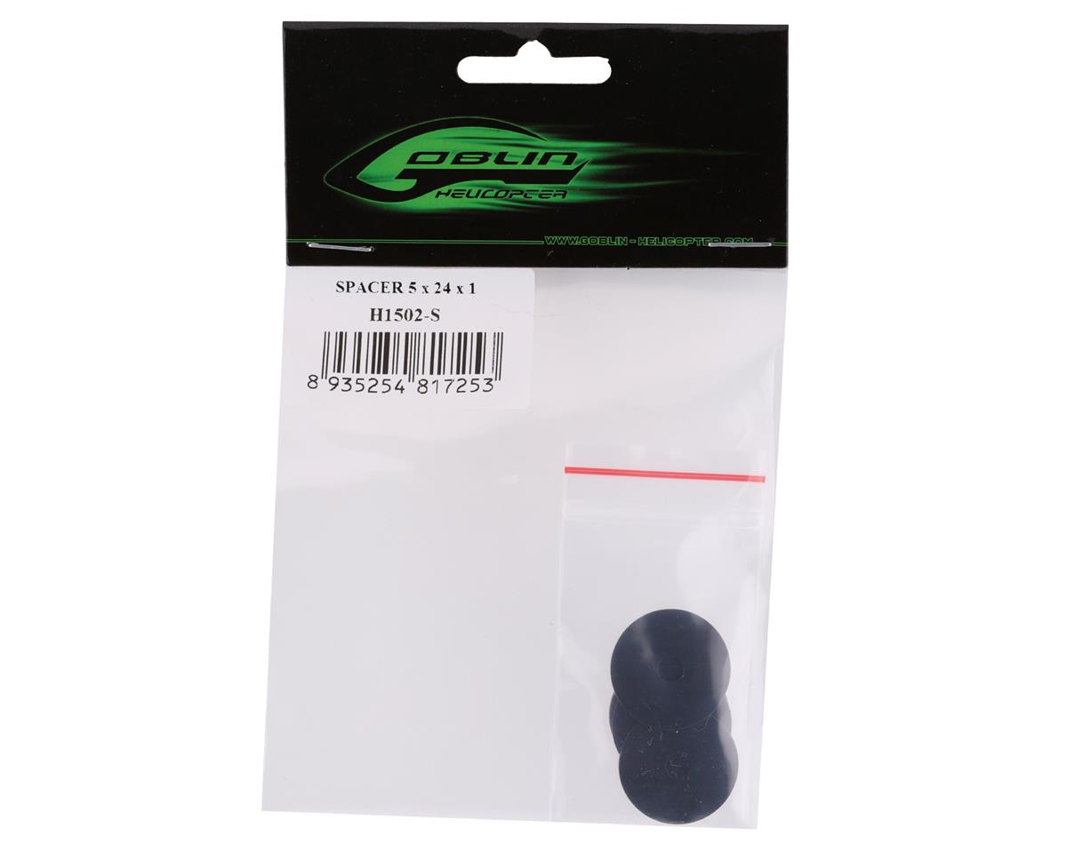 SAB Goblin Aluminum Main Blade Shim (Raw Nitro) (4)