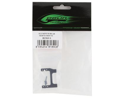 SAB Goblin Aluminum Rear Servo Mount (Raw 420)