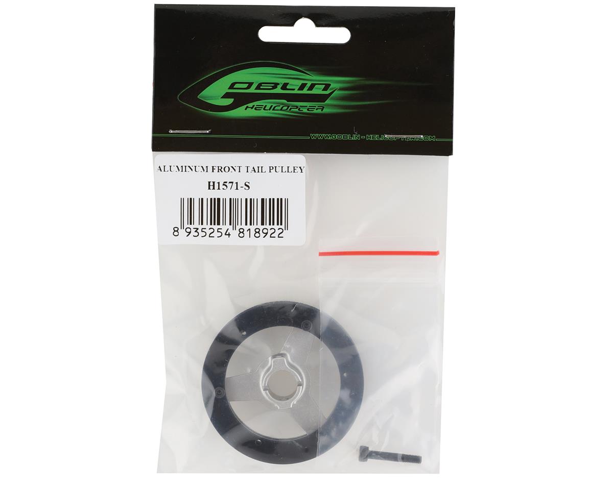 SAB Goblin Aluminum Front Tail Pulley (Raw 420)