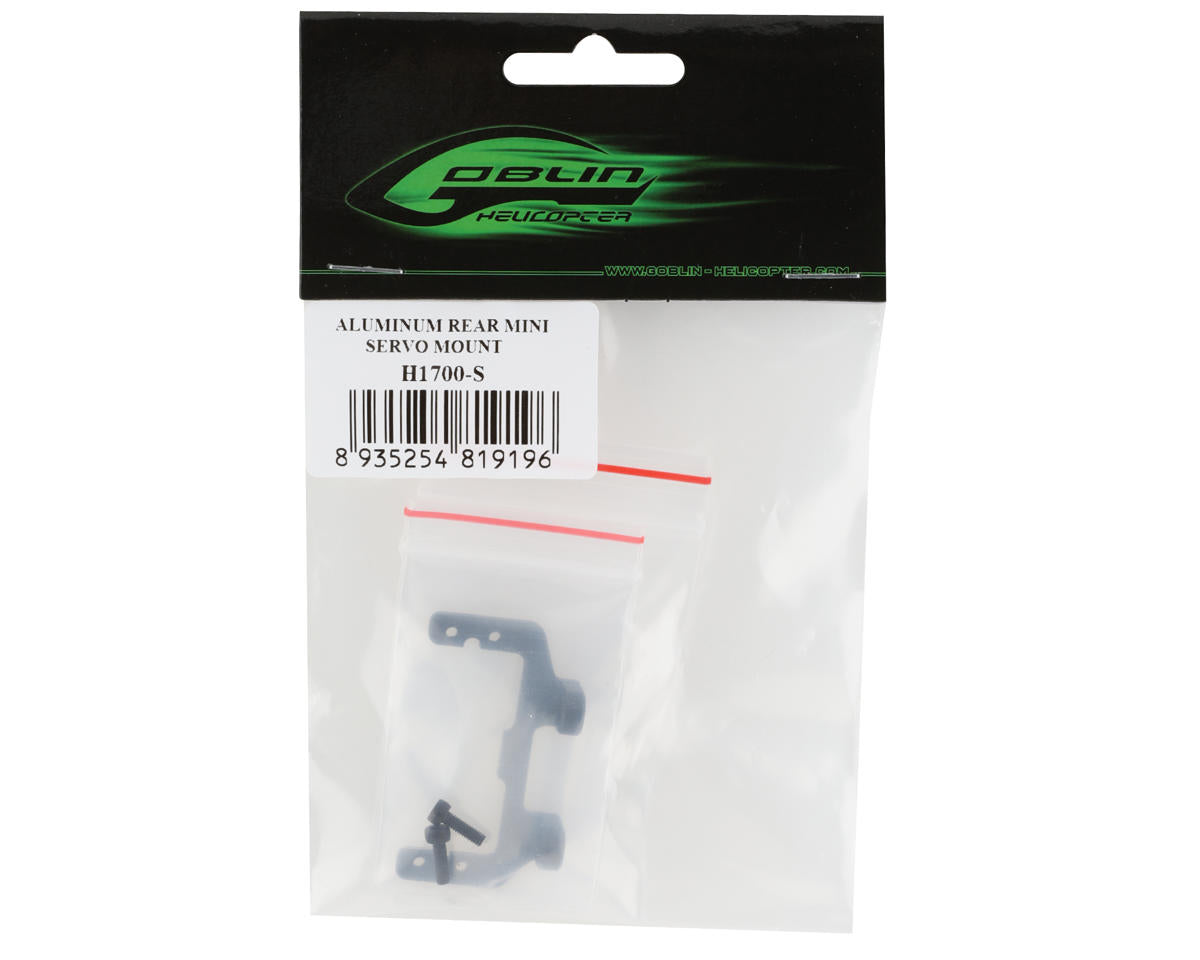 SAB Goblin Aluminum Rear Mini Servo Mount