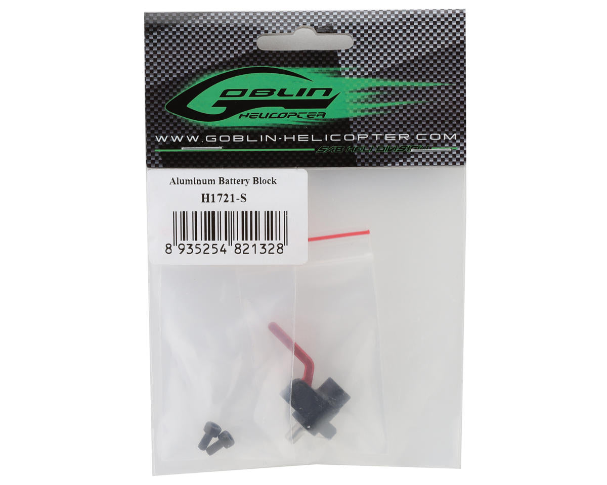 SAB Goblin Aluminum Battery Holder Block (ilGoblin Pro/Raw 700)