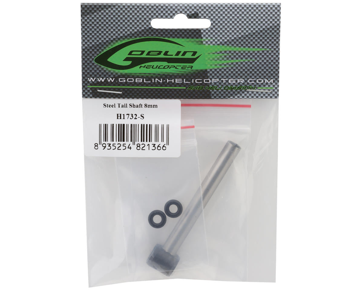 SAB Goblin 8mm Steel Tail Shaft w/O-rings