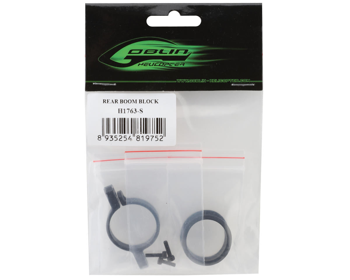 SAB Goblin Aluminum Rear Boom Block (Raw 500)