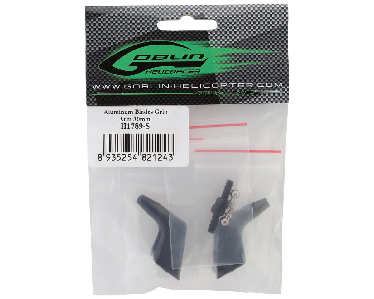 SAB Goblin Aluminum 30mm Blade Grip Arms (2) (ilGoblin Pro/Raw 700)