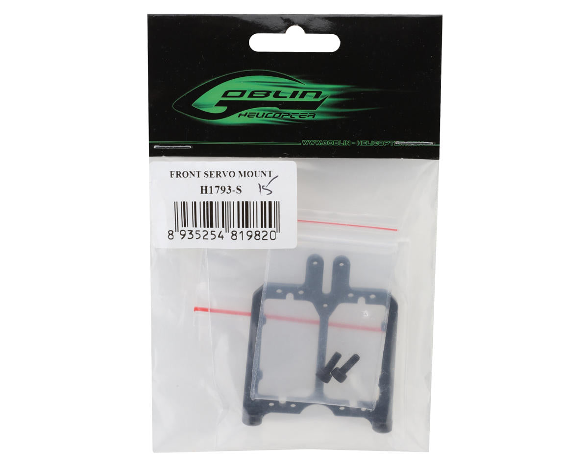 SAB Goblin Aluminum Front Servo Mount (Raw 500)