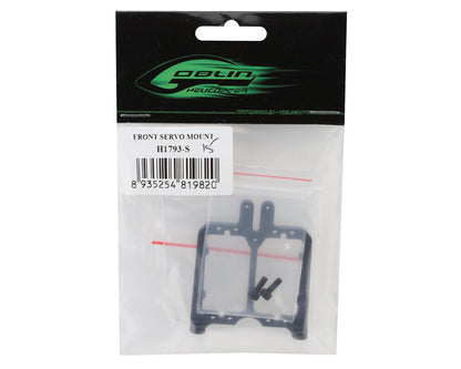 SAB Goblin Aluminum Front Servo Mount (Raw 500)