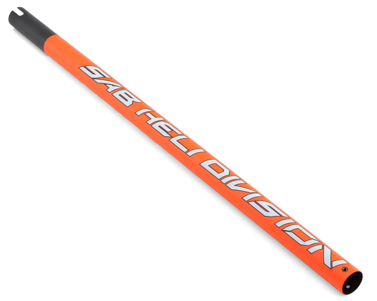 SAB Goblin 25mm Aluminum Tail Boom (Orange) (Raw 500)